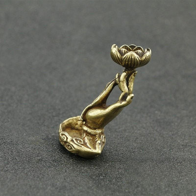 Thác xông trầm nụ "Dâng sen" chống cháy - Lư xông đốt trầm