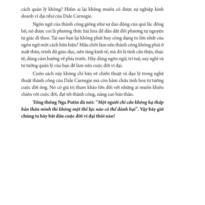 Dale Carnegie - Bậc Thầy Của Nghệ Thuật Giao Tiếp (Tái Bản 2023)