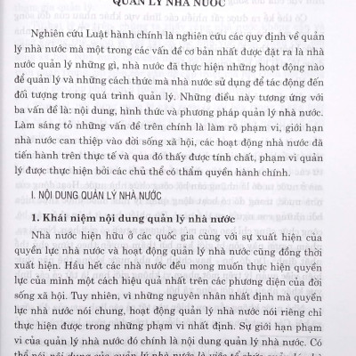 Giáo Trình Luật Hành Chính Việt Nam - Phần 2: Phương Thức Quản Lý Nhà Nước