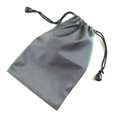 Túi rút đựng tai nghe cáp sạc 15x10 cm (Xám đen) - Hàng chính hãng
