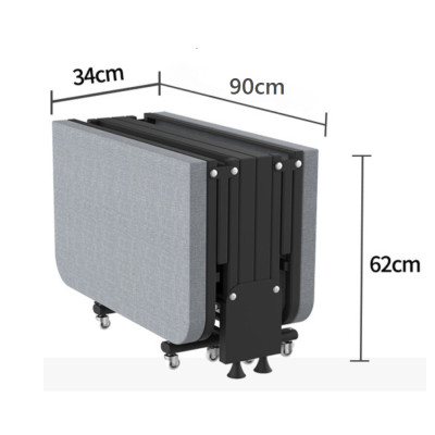 Giường gấp Giường đơn có nệm Dễ dàng cất giữ Tiết kiệm không gian Tải trọng 200 Kg. Folding Bed Single Bed with Mattress Easy Storage Space Saving 200 Kg Load