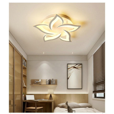 Đèn trần Acrylic cánh hoa trang trí nội thất hiện đại sang trọng 