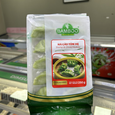 Há cảo tôm hẹ Bamboo 250gr