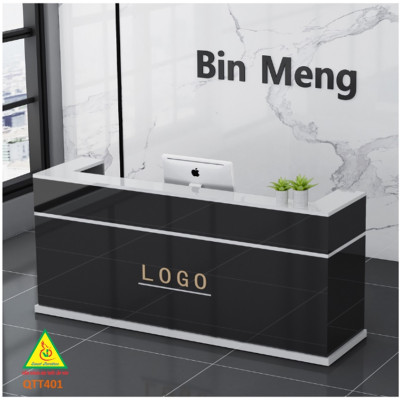 QUẦY LỄ TÂN, QUẦY TIẾP TÂN, QUẦY TÍNH TIỀN, QUẦY THU NGÂN QTT401 - Nội thất lắp ráp Viễn Đông Adv