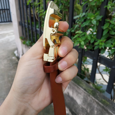 Thắt lưng da cá sấu LIỀN NGUYÊN TẤM. Không có vảy rất dễ sử dụng