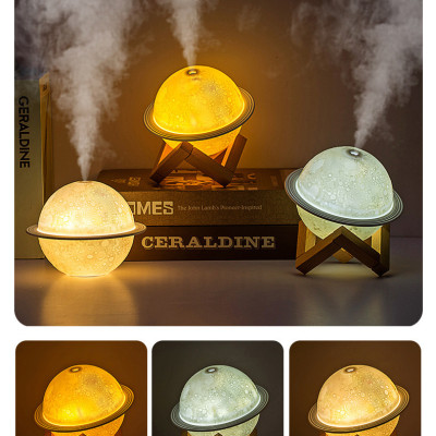 Máy phun sương tinh dầu tạo ẩm Rhino H301 hình mặt trăng, dung tích 200ml, nhỏ gọn - Hàng chính hãng