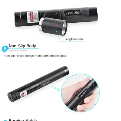 Đèn Pin Laser 303 - Hàng Chính Hãng