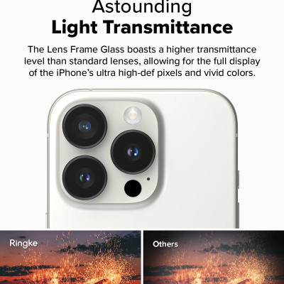 [Combo 2] Dán camera cho iPhone 16 Pro Max / iPhone 16 Pro / 16 Plus / 16 RINGKE Camera Lens Frame Glass - Hàng Chính Hãng