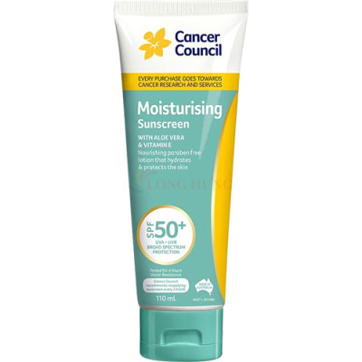 Kem chống nắng khóa ẩm Cancer Council Moisturising Sunscreen SPF50+ - Hàng chính hãng