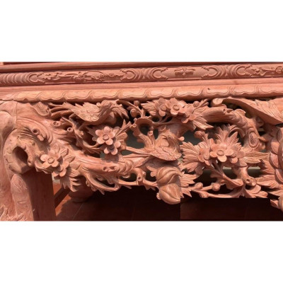 Sập Thờ Mai Điểu Gỗ Hương Đá