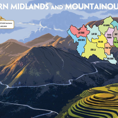 Picture Atlas Of Vietnam - The Land Of Charm - Đất Nước Gấm Hoa - Bìa Cứng (English Version)