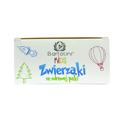 Mì nui rau củ cho bé hình động vật Bartolini 250g