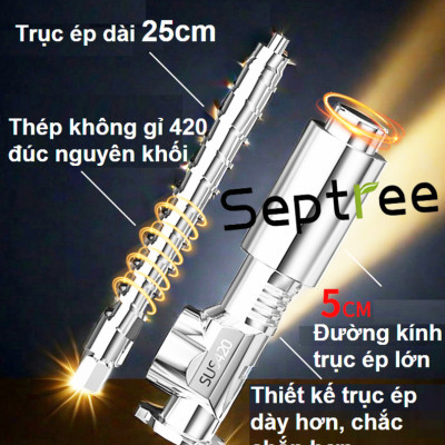 Máy ép dầu ăn thực vật dùng trong gia đình thương hiệu Mỹ cao cấp Septree X9 - Công suất 1300W - Hàng chính hãng
