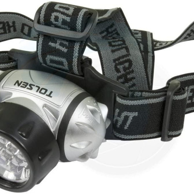 ĐÈN SOI 7 LED TRẮNG DÙNG PIN TOLSEN 60011 - HÀNH CHÍNH HÃNG