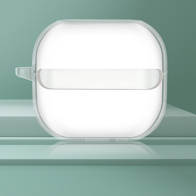 Ốp TPU trong suốt cho Samsung Galaxy Buds 3/ Buds 3 Pro kèm móc treo_ Hàng chính hãng