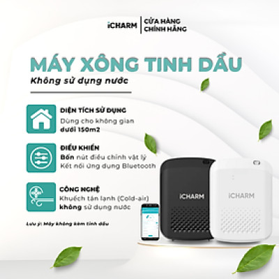 Máy tạo mùi thơm, khuếch tán tinh dầu trực tiếp, công nghệ Nano, app điều khiển i119 - Hàng chính hãng iCHARM