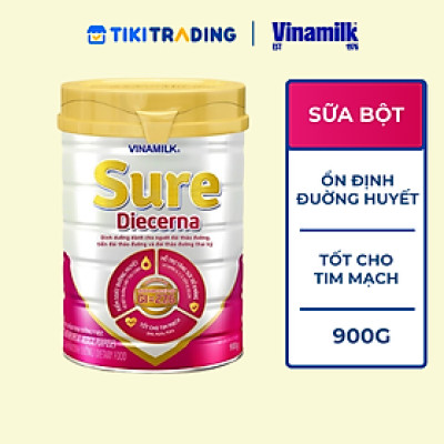 Sữa bột Dành Cho Người Tiểu Đường Vinamilk Sure Diecerna - 900g