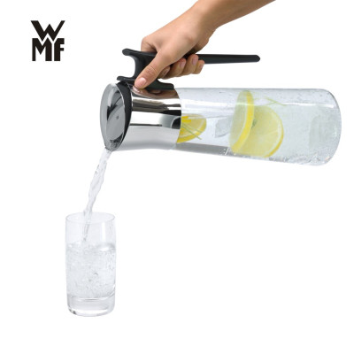 Bình Nước Thủy Tinh WMF BASIC 1.5L Chất Liệu Thủy Tinh Cao Cấp, Thiết Kế Tay Cầm Nhựa Chống Nóng - 0618046040