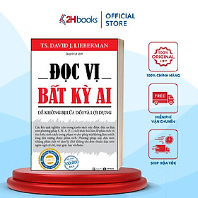 Sách- Đọc Vị Bất Kỳ Ai - Để Không Bị Lừa Dối Và Lợi Dụng- Kỹ Năng Sống (Tái Bản 2022)(89)- 2HBooks