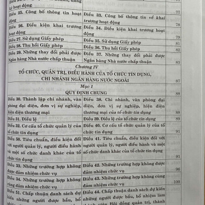 Luật Các Tổ Chức Tín Dụng Năm 2024 - So Sánh và Bình Luận