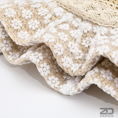 Mũ Cói Đi Biển Nữ Họa Tiết Ren, Nón Rơm Phong Cách Hàn Quốc MCDBN018