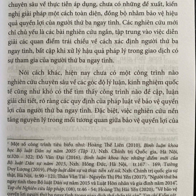 Bảo Vệ Quyền Lợi Của Người Thứ Ba Ngay Tình