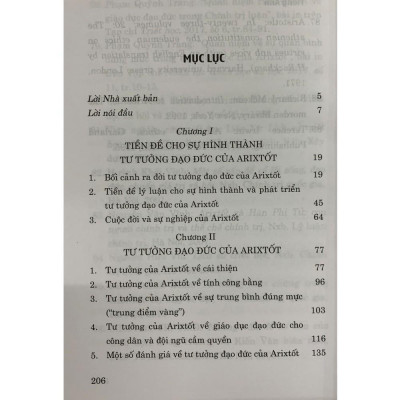 Sách - Tư Tưởng Đạo Đức Của Arixtốt Và Những Giá Trị - NXB Chính Trị Quốc Gia