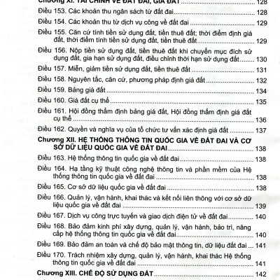 Luật Đất Đai_Quy Định Về Giá Đất, Cho Thuê Đất, Chuyển Mục Đích Sử Dụng Đất Và Bồi Thường, Hỗ Trợ, Tái Định Cư Khi Nhà Nước Thu Hồi Đất