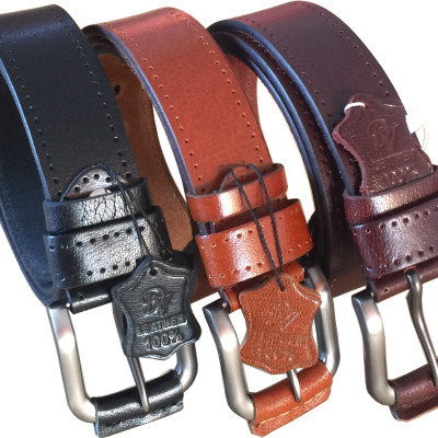 Thắt Lưng Nam Da BòThật Đầu Kim Nhiều Màu TLHN2023-2024-2025 