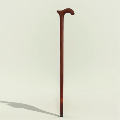 Gậy Gỗ Tay Lượn Cho Người Già