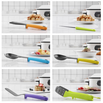 Bộ dụng cụ nhà bếp 7 món Morphy Richards MR1032 chất liệu nylon silica gel + silicone chịu nhiệt cao, siêu nhẹ - HÀNG NHẬP KHẨU
