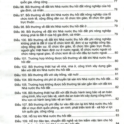 Luật Đất Đai_Quy Định Về Giá Đất, Cho Thuê Đất, Chuyển Mục Đích Sử Dụng Đất Và Bồi Thường, Hỗ Trợ, Tái Định Cư Khi Nhà Nước Thu Hồi Đất