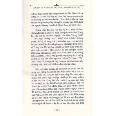 Văn Hóa, Tín Ngưỡng Và Thực Hành Tôn Giáo Người Việt