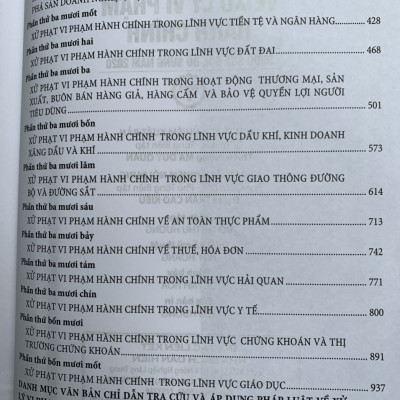 Chỉ dẫn tra cứu và áp dụng pháp luật về xử lý vi phạm hành chính  (được sửa đổi, bổ sung năm 2020) - Quyển 2