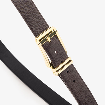 Thắt Lưng Da Thật Dây Lưng Nam GENCE LG42 Da Bò Cao Cấp Màu Nâu