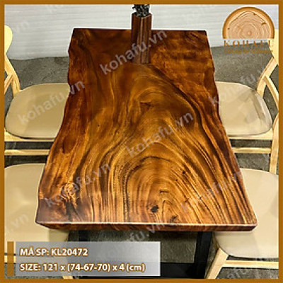 Mặt Bàn Dài Gỗ Nguyên Tấm KOHAFU 1.21m - KR20472 - Hàng Có Sẵn