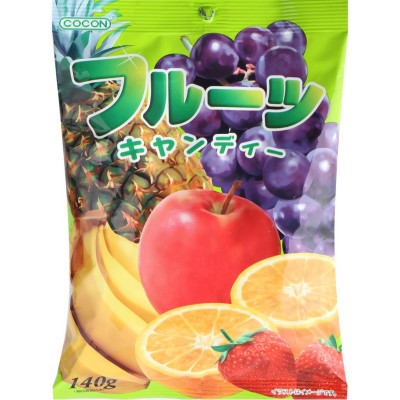 Kẹo Trái Cây Cocon Fruit Candy 140G