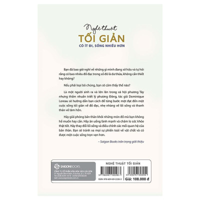 Sách - Nghệ Thuật Tối Giản - Có Ít Đi, Sống Nhiều Hơn - Saigon Books