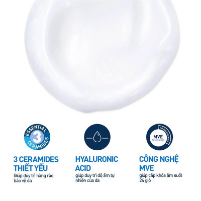 Sữa Rửa Mặt Dịu Nhẹ Cho Da Khô CeraVe Hydrating Cleanser 473ml