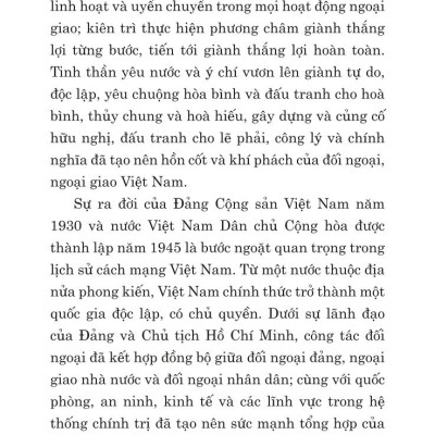 Kế thừa, phát huy truyền thống dân tộc, tư tưởng ngoại giao Hồ Chí Minh, quyết tâm xây dựng và phát triển nền đối ngoại, ngoại giao toàn diện, hiện đại, mang đậm bản sắc "cây tre Việt Nam