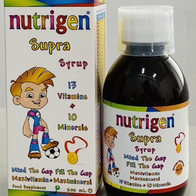 [MUA 1 TẶNG 2] KHI MUA Nutrigen Supra Syrup - Siro Bổ Sung Dinh Dưỡng Và Vi Chất cho trẻ em