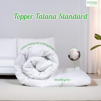 Topper Tatana Standard-Tấm trải đa năng, tấm tăng tiện nghi,  mềm mại, Êm ái-180x200x5cm