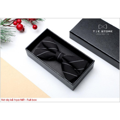 NHIỀU MẪU Nơ Đeo Cổ Nam Chú Rể Chất Dạ Kẻ Cao Cấp, Nơ Nam Đẹp, Nơ MC Ca Sỹ - Full box