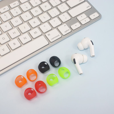 Bộ 5 Cặp vỏ bọc nút tai nghe bằng silicon mềm gợn sóng chống trượt và chống rơi cho Airpods Pro 2 - Hàng Chính Hãng