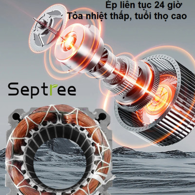 Máy ép dầu ăn thực vật, dùng trong gia đình thương hiệu Mỹ cao cấp Septree Z6 - Công suất 1250W - Hàng Chính Hãng (BH 1 NĂM)