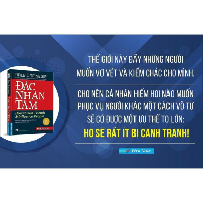 Sách - Đắc Nhân Tâm - Bìa Cứng - First News