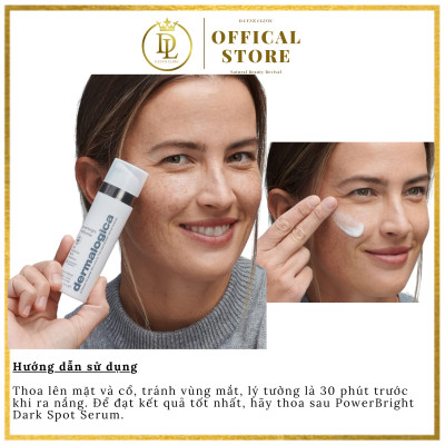 Kem chống nắng kết hợp dưỡng ban ngày giúp tăng độ ẩm, ngăn xuất hiện đốm đen Dermalogica Powerbright Moisturizer SPF50  50ml