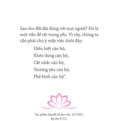 Di Sản Hồ Chí Minh - Hồ Chí Minh Bàn Về Cán Bộ