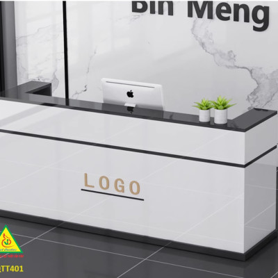 QUẦY LỄ TÂN, QUẦY TIẾP TÂN, QUẦY TÍNH TIỀN, QUẦY THU NGÂN QTT401 - Nội thất lắp ráp Viễn Đông Adv