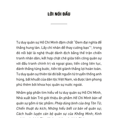 Di Sản Hồ Chí Minh - Hồ Chí Minh Bàn Về Quân Sự